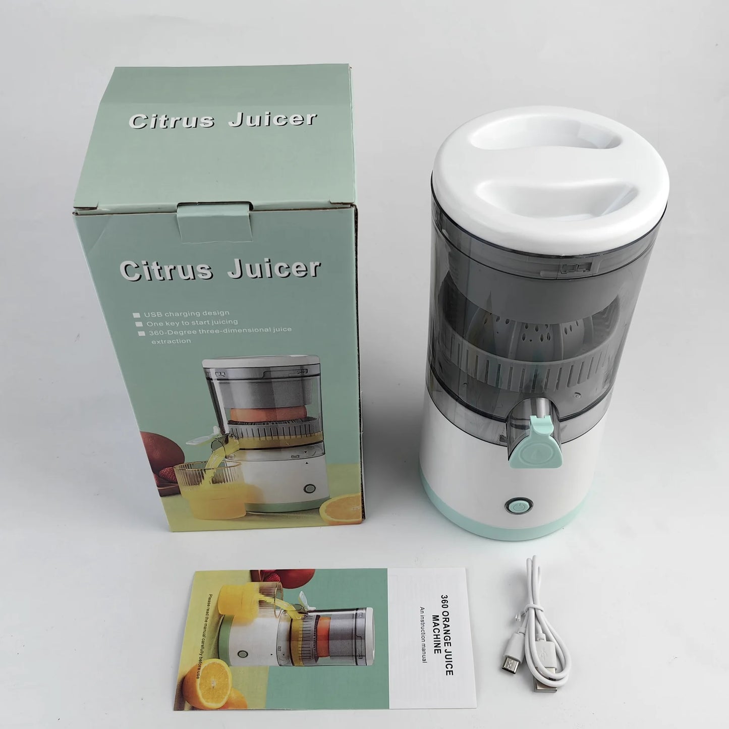 portable usb citrus fruit