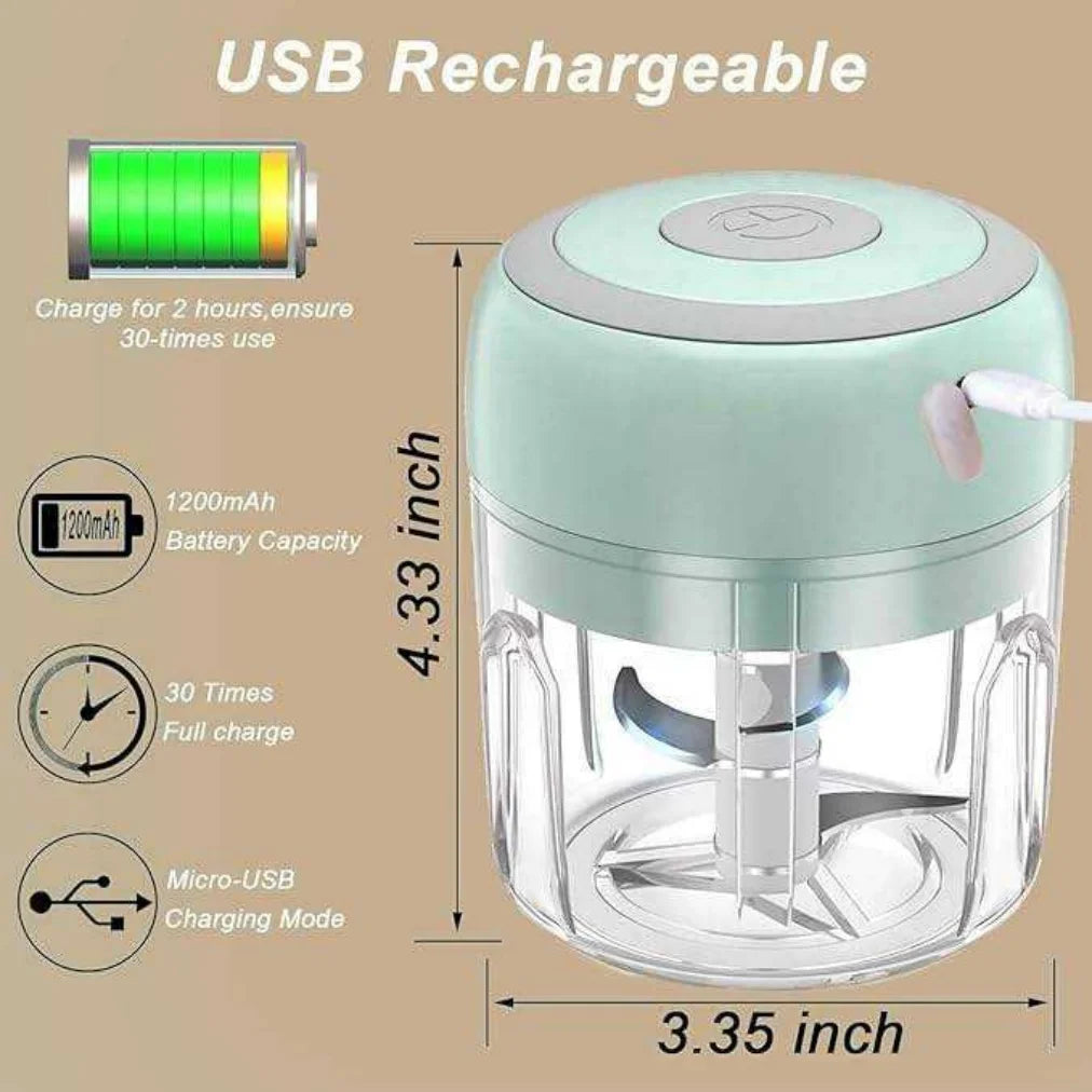 Garlic Chopper Portable Electric