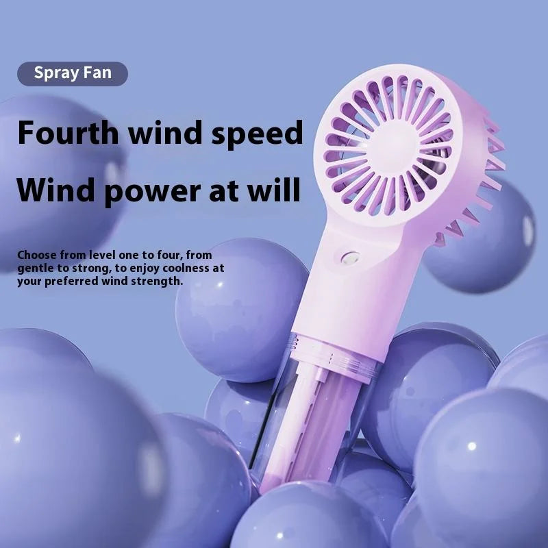 Customizable Mist Handheld Fan